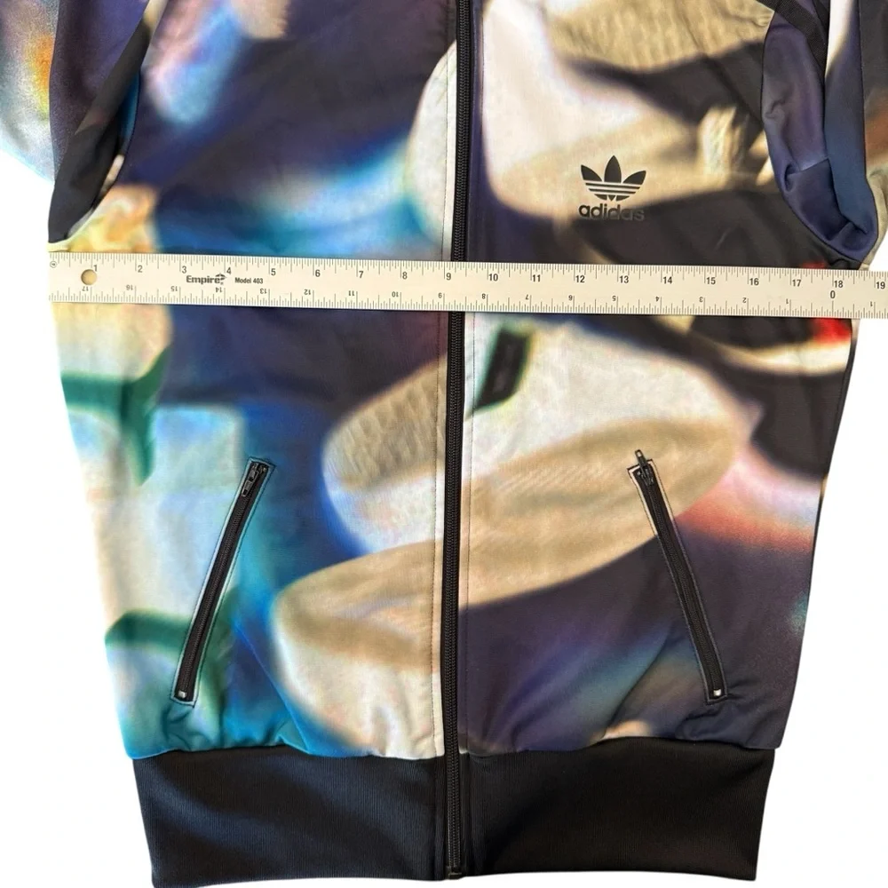 Adidas Originals Firebird Track Jacket Multicolor Iridescent Trefoil Logo Small - Picture 14 of 16